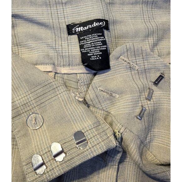 Vintage Mandee Plaid Dress Pants - Picture 3 of 3